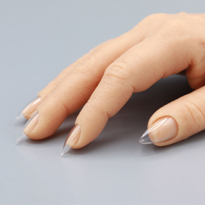 Stiletto Kurz · Clear · Press On Tips
