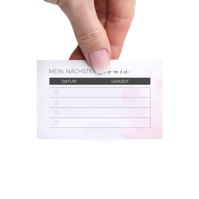 Terminkarten für Nagelstudios (100er Set)