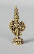 Thailand Brass Sahasrabhuja Avalokitesvara Statue - 8.5cm (3") Tall