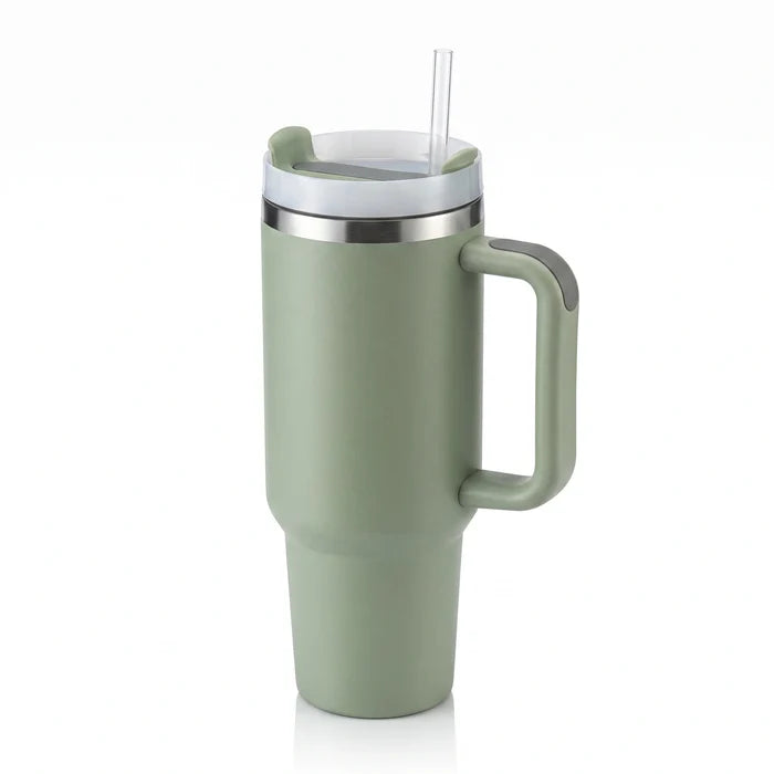 Thermobecher mit Trinkhalm · 1,2 Liter