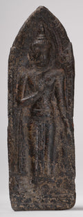 Votive Panel - Antique Thai Style Bronze Protection Buddha Votive Panel - 17.5cm/7"