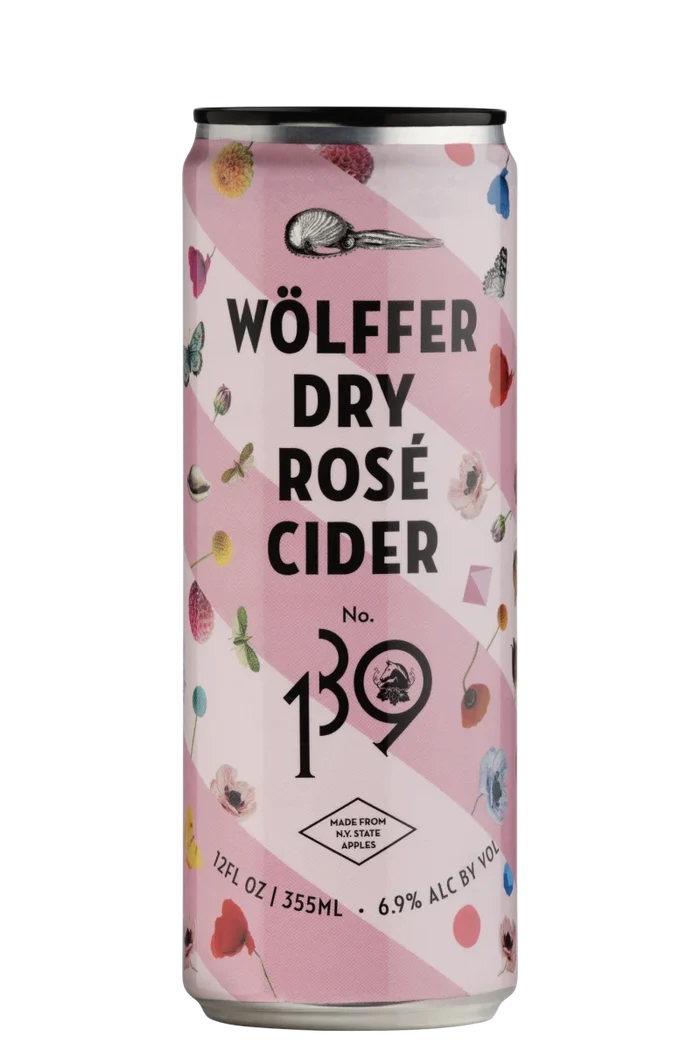Wölffer No. 139 Dry Rosé Cider Cans