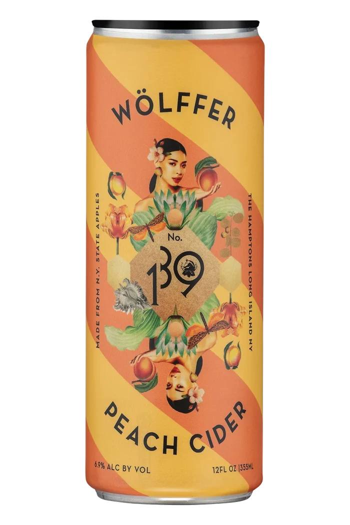 Wölffer No. 139 Peach Cider Cans