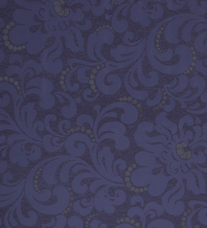 Zircon Grape Purple Pearly Floral Wallpaper 317024