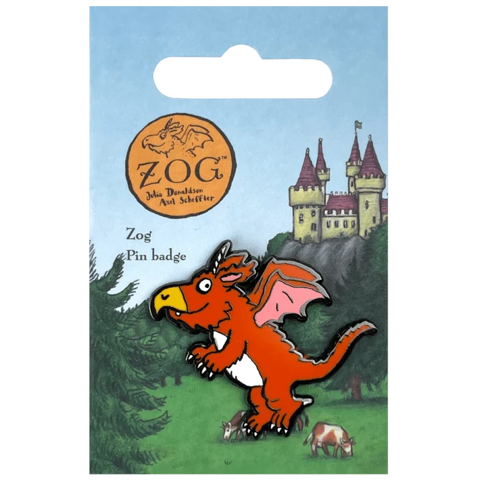 Zog Flying Left Pin Badge / Κονκάρδα Ιπτάμενος Ζογκ - Diavazo Greek Books