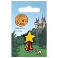 Zog Golden Star Pin Badge / Κονκάρδα Ζογκ Αστέρι - Diavazo Greek Books
